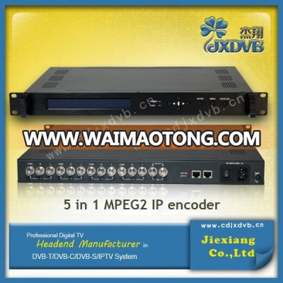 Digital Cable TV 4 channels multicast encoder